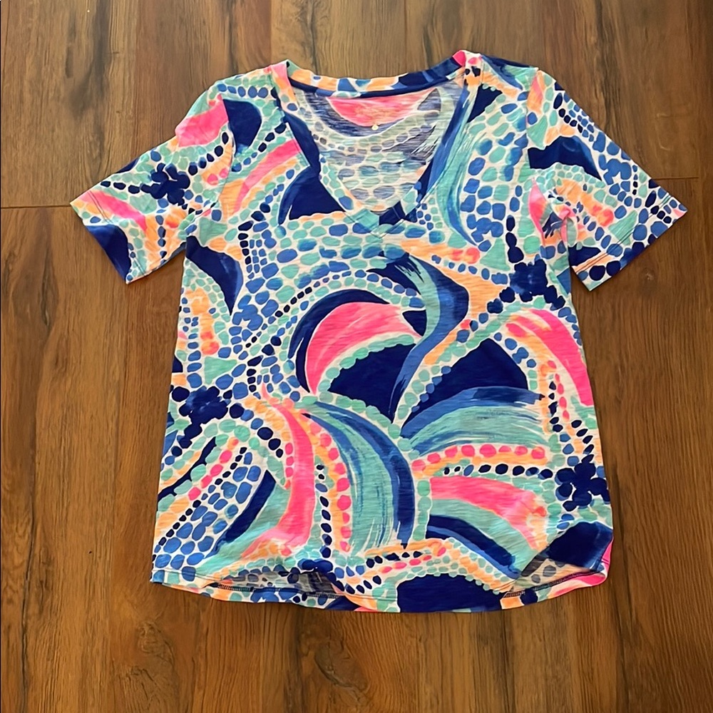 Lilly Pulitzer Ida V-Neck Top